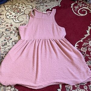 Rolla Coster Soft Pink Textured Tank Dress